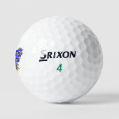 Balles De Golf Papillon saphir à fleurs (Logo)