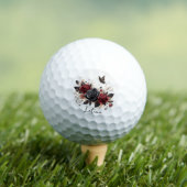 Balles De Golf Papillons et Roses (T-shirt Insitu)