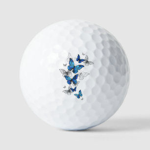 Balles De Golf Papillons volants bleus Morpho