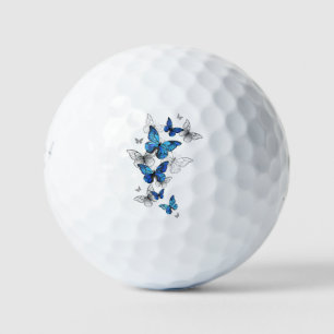 Balles De Golf Papillons volants bleus Morpho