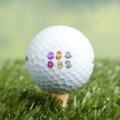 Balles De Golf Pâques Thème oeufs mignons Design (T-shirt Insitu)