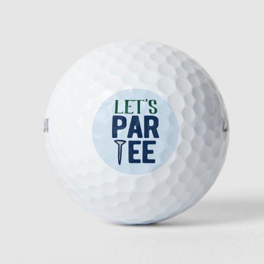 Balles De Golf Par-Tee (Devant)