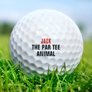 Balles De Golf Par Tee Animal Golfing Phrase Drôle Citation