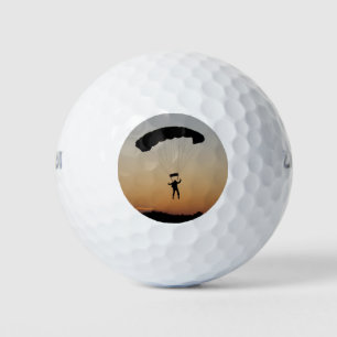 Balles De Golf Parachute de Skydiver à Sunset Sky Diver