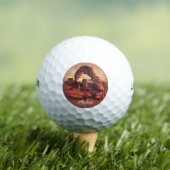 Balles De Golf Parc national des Arches Sandstone (T-shirt Insitu)