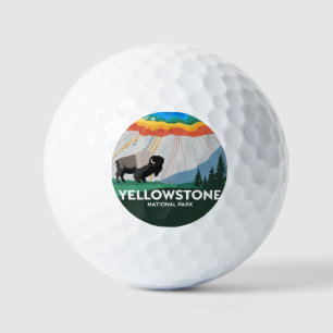 Balles De Golf Parc national Vivid Yellowstone