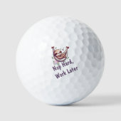 Balles De Golf Paresseux Dure Sommeil (Recto)