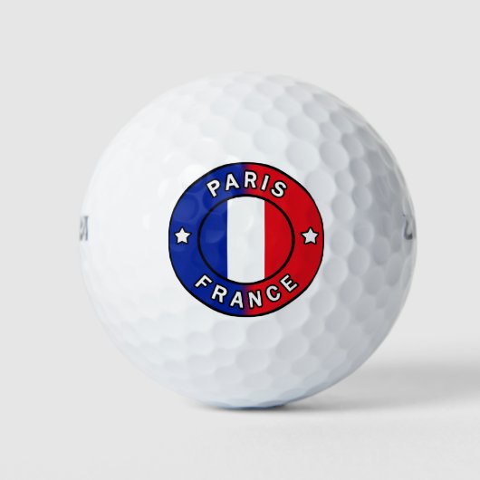 Balles De Golf Paris France (Devant)