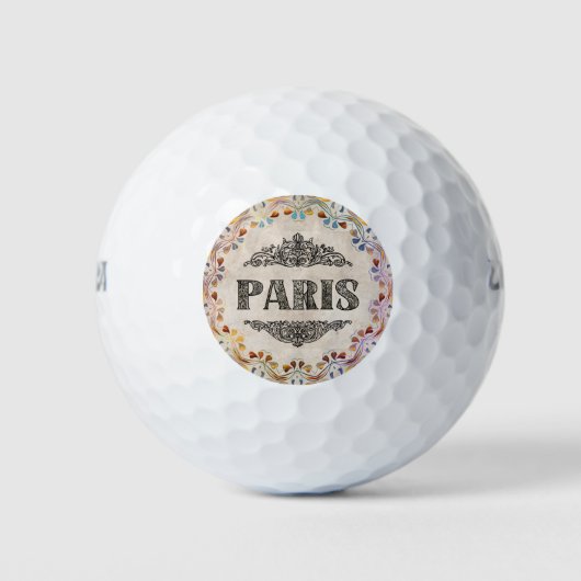 Balles De Golf Paris Golf Ball (Devant)