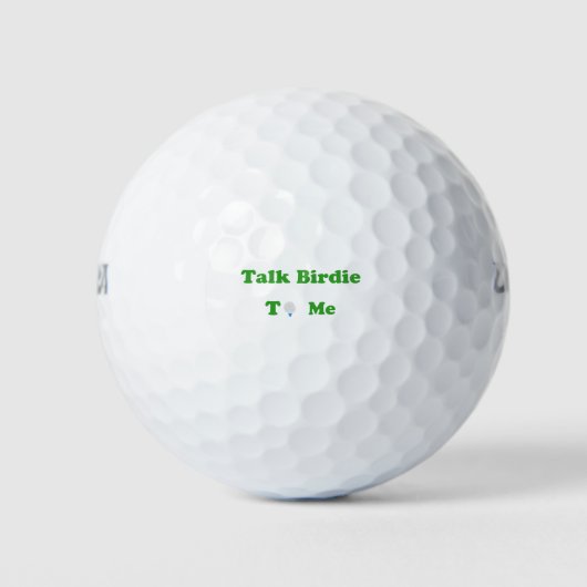 Balles De Golf Parle Birdie à moi (Devant)