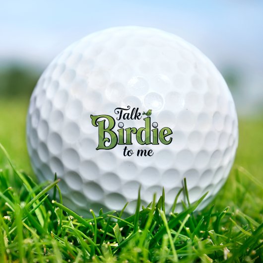 Balles De Golf Parle Birdie à moi drôle