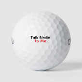 Balles De Golf Parlez Birdie à moi, bébé - Custom Funny (Devant)