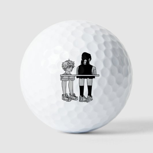 Balles De Golf Parmi nous Denji & Asa (Recto)