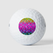 Balles De Golf Parties scintillant pourpre Snakeskin (Devant)