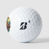 Balles De Golf Partridge de Noël (4) (Logo)