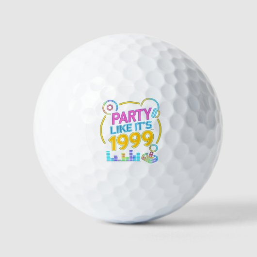 Balles De Golf Party Like It’s 1999®™ – Neon Soundtrack (Recto)