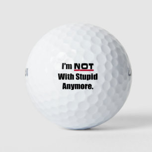 Balles De Golf Pas avec des bêtes plus drôle casser le divorce