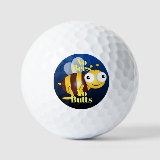 Balles De Golf Pas d'abeilles Pas de boutons Golf Ball (Recto)