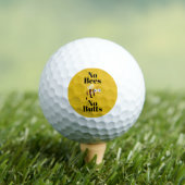 Balles De Golf Pas d'abeilles Pas de boutons Golf Ball (T-shirt Insitu)