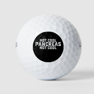 Balles De Golf Pas de pancréas Cool Pas de diabète Cool Type 1 2