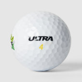Balles De Golf Pas Lucky, juste bienheureux CITE (Logo)