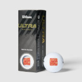Balles De Golf pastèque (Emballage)