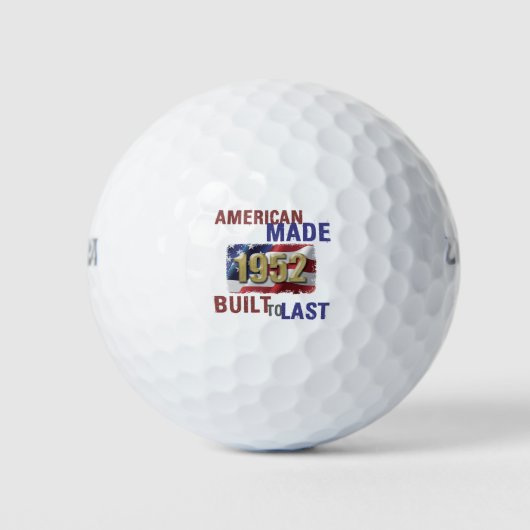 Balles De Golf Patriotique 1952 70e anniversaire (Devant)
