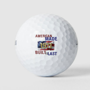 Balles De Golf Patriotique 1971 50e anniversaire