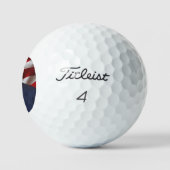 BALLES DE GOLF PATRIOTIQUE DONALD TRUMP POUR PÈRE (Logo)