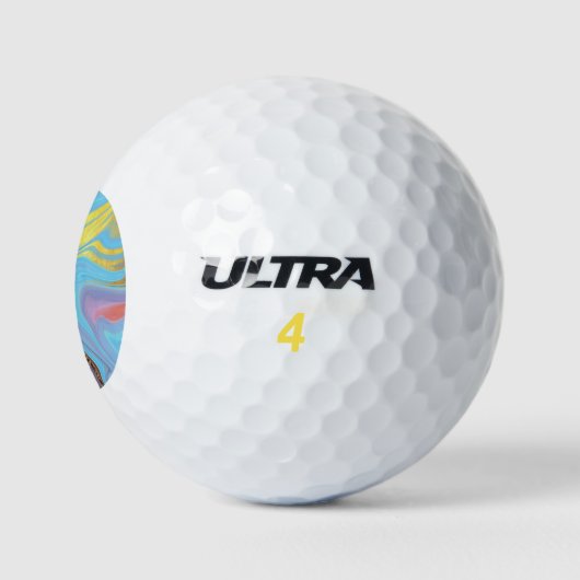 Balles De Golf pattern abstract marbled (Logo)