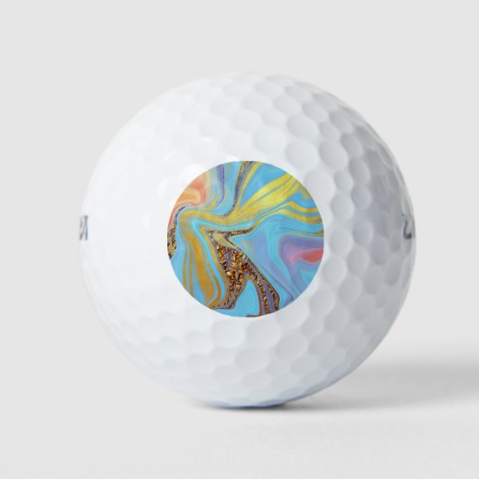 Balles De Golf pattern abstract marbled (Devant)