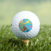 Balles De Golf pattern abstract marbled (T-shirt Insitu)