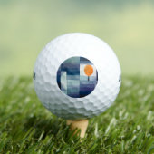 Balles De Golf Paul Klee Abstrait Tree Blue Peinture (T-shirt Insitu)