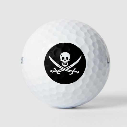 Balles De Golf Paul McGehee "Jolly roger" Wilson® Golf Balls (Devant)