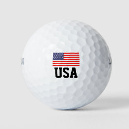 Balles De Golf Pavillon américain patriotique | fierté des USA