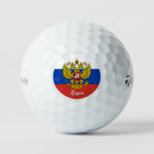 Balles De Golf Pavillon de golf Patriotique Russe, Russie (Recto)