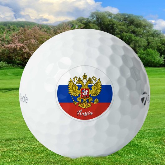 Balles De Golf Pavillon de golf Patriotique Russe, Russie