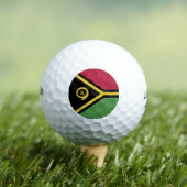 Balles De Golf pavillon de Vanuatu (T-shirt Insitu)