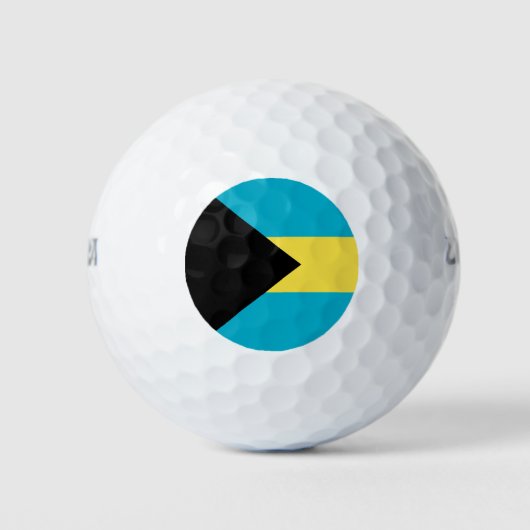 Balles De Golf pavillon des Bahamas (Devant)