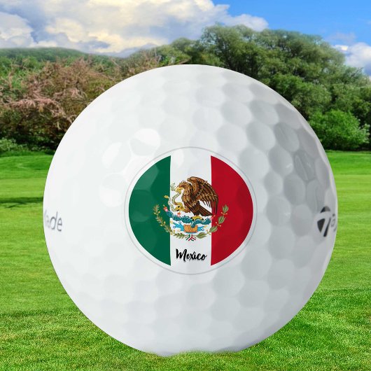 Balles De Golf Pavillon mexicain Patriotique Boules de golf, Aigl