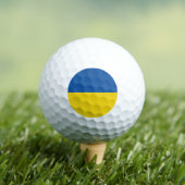 Balles De Golf Pavillon ukrainien bleu jaune couettes de golf (T-shirt Insitu)