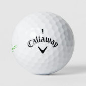 Balles De Golf Pavot à aquarelle CA (Logo)
