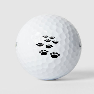 Balles De Golf Paw Paw Trail pour animaux de compagnie caricaturé