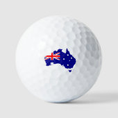 Balles De Golf Pays Australie (Recto)