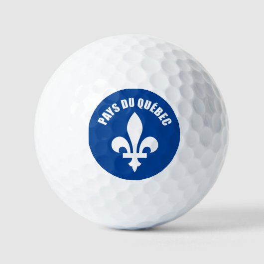 Balles De Golf Pays du Québec (Recto)