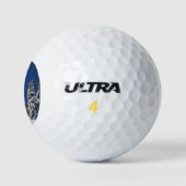 Balles De Golf Paysage d'hiver de Noël (Logo)