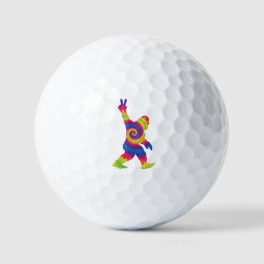 Balles De Golf Peace Love Bigfoot - Amateurs de Bigfoot (Recto)