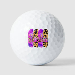 Balles De Golf Peace Love Nursing - Cute Nurse Design (2)