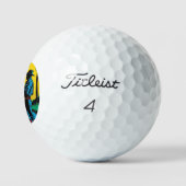 Balles De Golf Pêcheur sur la rive  (Logo)