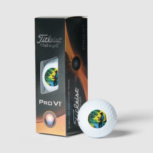 Balles De Golf Pêcheur sur la rive